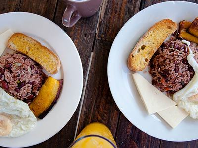 The healthy food of Costa Rica