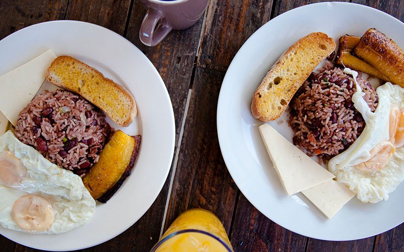 The healthy food of Costa Rica