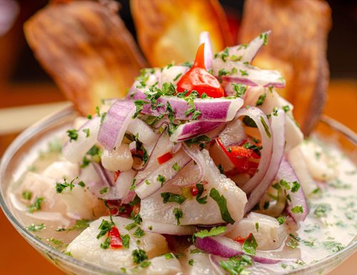 Fresh Costa Rican ceviche