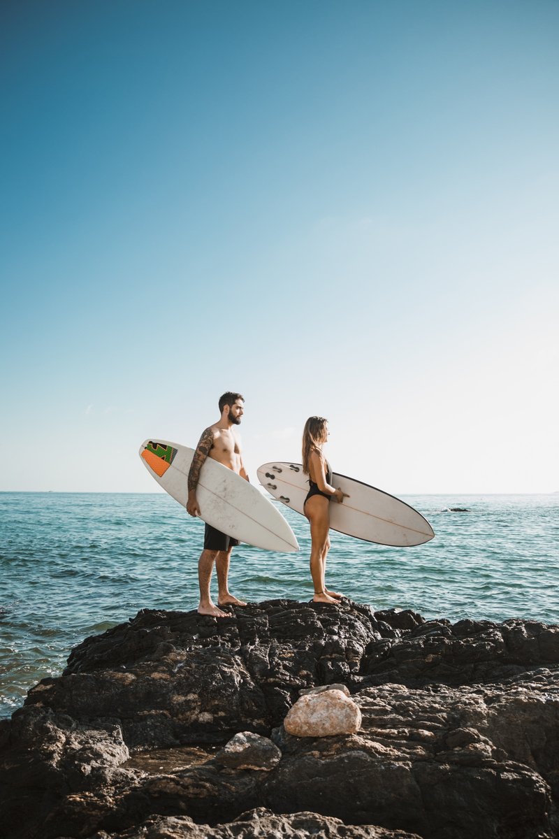 Surfers at Playa Espadilla, Manuel Antonio